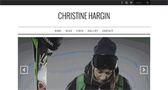 Desktop Screenshot of christinehargin.com